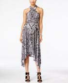 Inc International Concepts Printed Infinity Wrap Dress, Only At Macy's