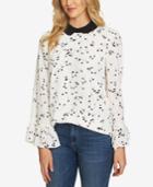 Cece Flounce Bell-sleeve Top