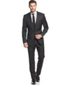Boss Hugo Boss Charcoal Solid Slim-fit Suit