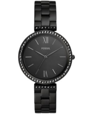 Fossil Women's Madeline Black Stainless Steel Bracelet Watch 38mm