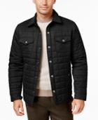 Tasso Elba Quilted Colorblocked Jacket, Only At Macy's