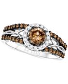 Le Vian Bridal Diamond Openwork Ring (9/10 Ct. T.w.) In 14k White Gold
