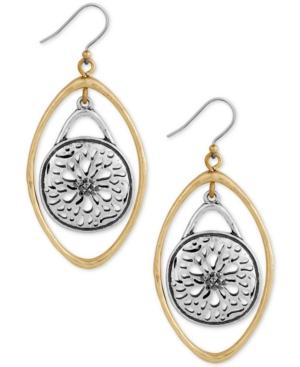 Lucky Brand Two-tone Drop Earrings