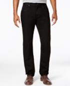 Tommy Hilfiger Men's Straight-leg Black Wash Jeans