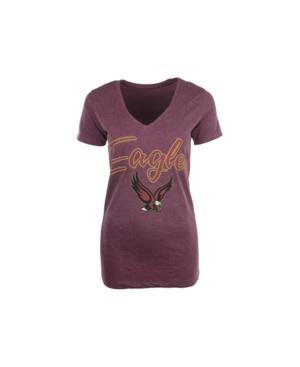 Royce Apparel Inc Women's Short-sleeve Boston College Eagles V-neck T-shirt