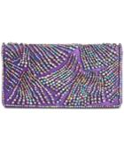 Adrianna Papell Nixie Beaded Small Flap Clutch