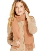 Charter Club Solid Woven Cashmere Scarf, Created For Macy's