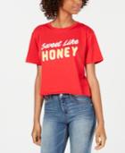 Rebellious One Juniors' Sweet Honey Cotton T-shirt