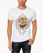 Inc International Concepts Men's Tiger-print T-shirt, Only At Macy's