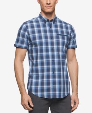 Calvin Klein Men's Viga Plaid Short-sleeve Shirt
