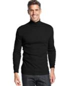 John Ashford Big And Tall Solid Long-sleeve Mock-neck Shirt
