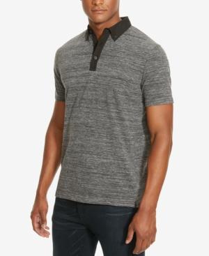 Kenneth Cole New York Men's Space-dyed Contrast Polo