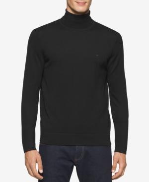 Calvin Klein Men's Merino Textured Turtleneck