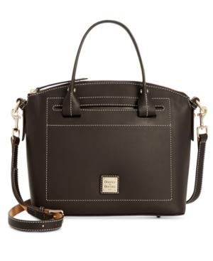 Dooney & Bourke Beacon Domed Medium Smooth Leather Satchel