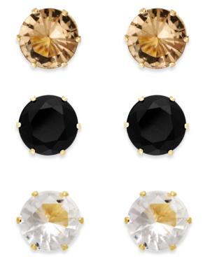 Thalia Sodi Stone Stud Earring Trio, Only At Macy's