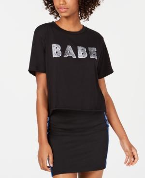 Rebellious One Juniors' Babe Cotton T-shirt