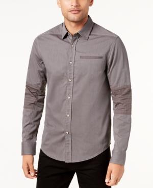 Sean John Men's Striped Pieced Shirt