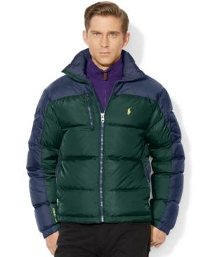 Polo Ralph Lauren Colorblocked Quilted Trek Jacket