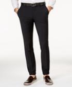 Bar Iii Men's Extra Slim-fit Stretch Wrinkle-resistant Black Jogger Pants, Created For Macy's