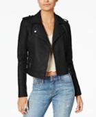 American Rag Juniors' Faux-leather Moto Jacket, Created For Macy's