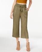 American Rag Juniors' Crinkled Gaucho Pants, Created For Macy's