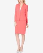 Tahari Asl Petite Starburst Skirt Suit