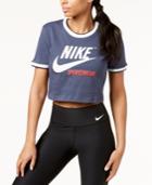 Nike Sportswear Cotton Cropped Logo Top