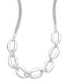 Charter Club Silver-tone Large Link Collar Necklace, Only At Macy's