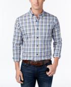 Club Room Men's Classic Fit Check Shirt, Only At Macy's