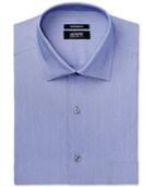 Alfani Men's Classic/regular Fit Performance Stretch Easy-care Modern Hairline Stripe Dress Shirt, Only At Macy's