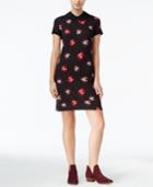 Maison Jules Printed Collar Dress, Only At Macy's