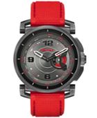 Diesel Men's On Time Red Silicone Strap Smart Watch 58mm