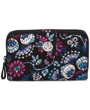 Vera Bradley Iconic Rfid Turnlock Wallet