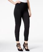 Material Girl Juniors' Lace-up-detail Pull-on Pants, Only At Macy's