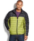 Hawke & Co Outfitter Jacket, Lightweight Packable Colorblocked Down Jacket