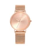 Rumbatime Lafayette Sunray Rose Gold Mesh Women's Watch