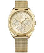 Tommy Hilfiger Women's Gold Ion-plated Stainless Steel Mesh Bracelet Watch 38mm 1781488