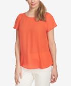 Cece Cap-sleeve Blouse