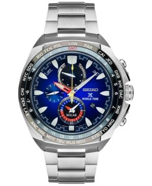 Seiko Men's Solar Chronograph Prospex Special Edition Kojiro Shiraishi Stainless Steel Bracelet Watch 44mm Ssc549