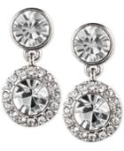 Givenchy Pave Drop Earrings