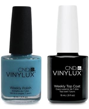 Creative Nail Design Vinylux Aqua-intance Nail Polish & Top Coat (two Items), 0.5-oz, From Purebeauty Salon & Spa