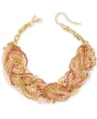 Thalia Sodi Gold-tone Multi-bead Torsade Necklace, Created For Macy's