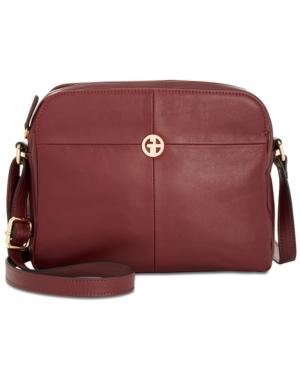 Giani Bernini Bridle Leather Crossbody, Created For Macy's