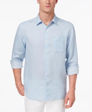 Tommy Bahama Men's Sea Glass Breezer Linen Shirt, A Macy's Exclusive Style.