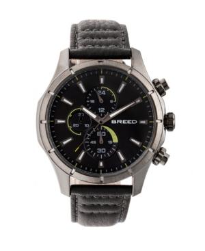 Breed Quartz Decker Brown Chronograph Nylon Watches 45mm