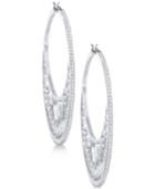 Swarovski Crystal Hoop Earrings