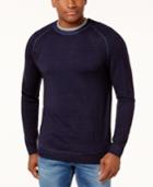 Club Room Men's Raglan-sleeve Merino Wool Sweater, Created For Macy's