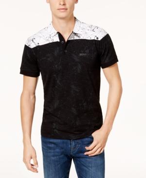 Hugo Boss Men's Colorblocked Splatter-print Polo