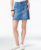 Calvin Klein Jeans Studded Denim Pencil Skirt