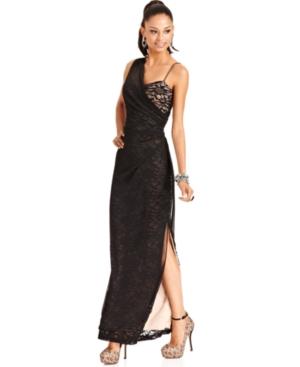 Jump Sleeveless Lace Gown